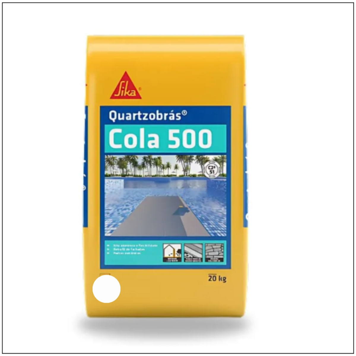 Quartzobras Cola 500 Branco 20kg - PAREX